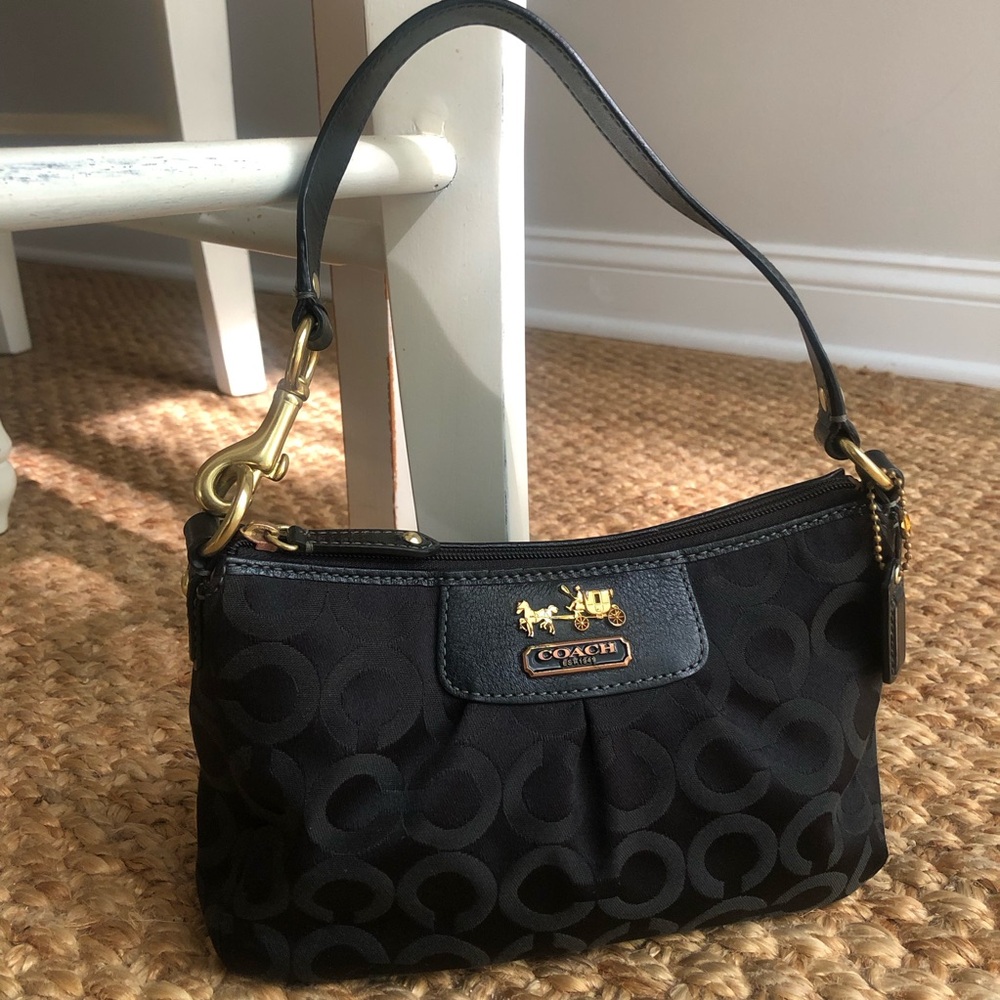 New: Coach Madison Op Art Mini Shoulder Bag w OG Hang Tag. Vintage. Y2k. 41991
